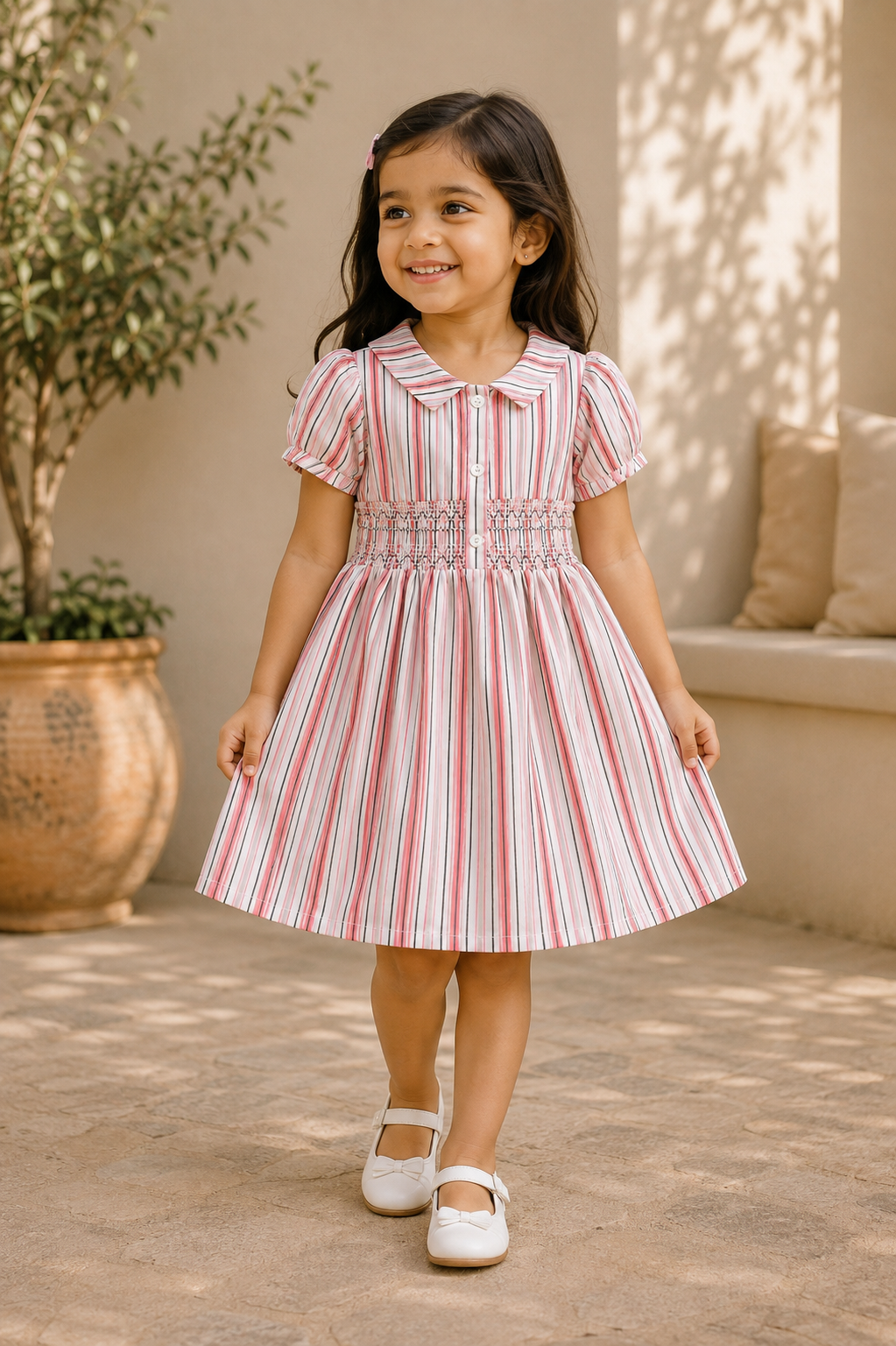 Classic Stripe Smock Frock
