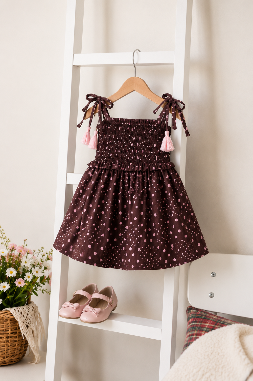 Twilight Checkered Summer Frock