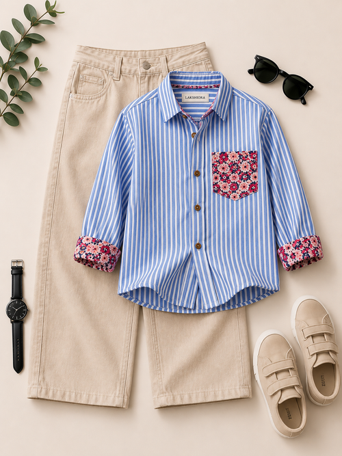 Classic Oxford Check Shirt Set