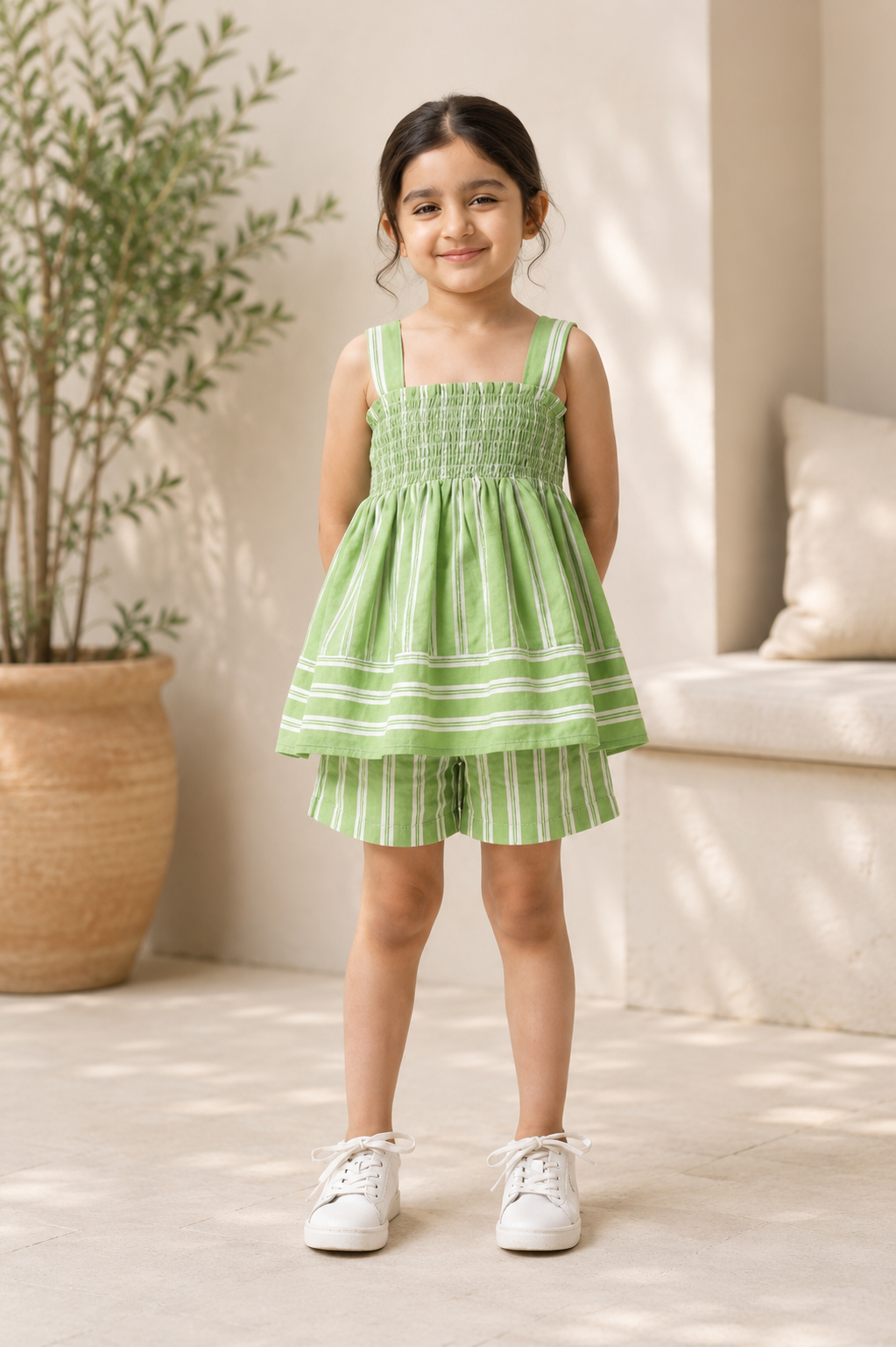 Fresh Stripe Poplin Co-ord