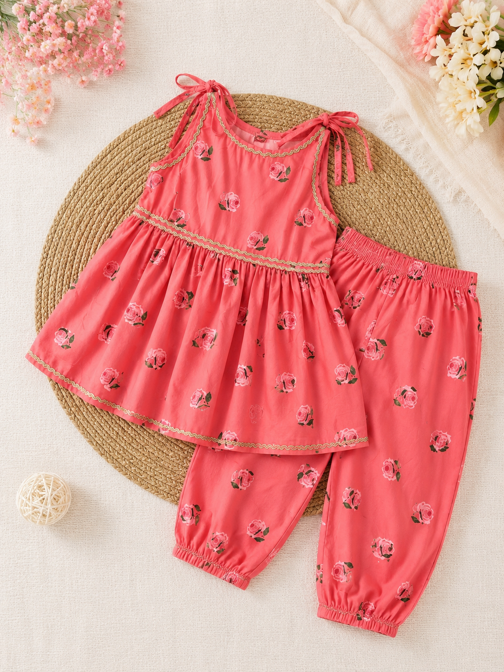 Floral Cotton Co-ord Set