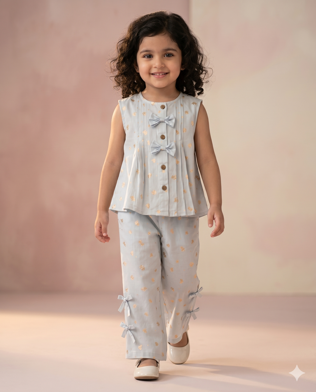 Royal Pleated Co-ord