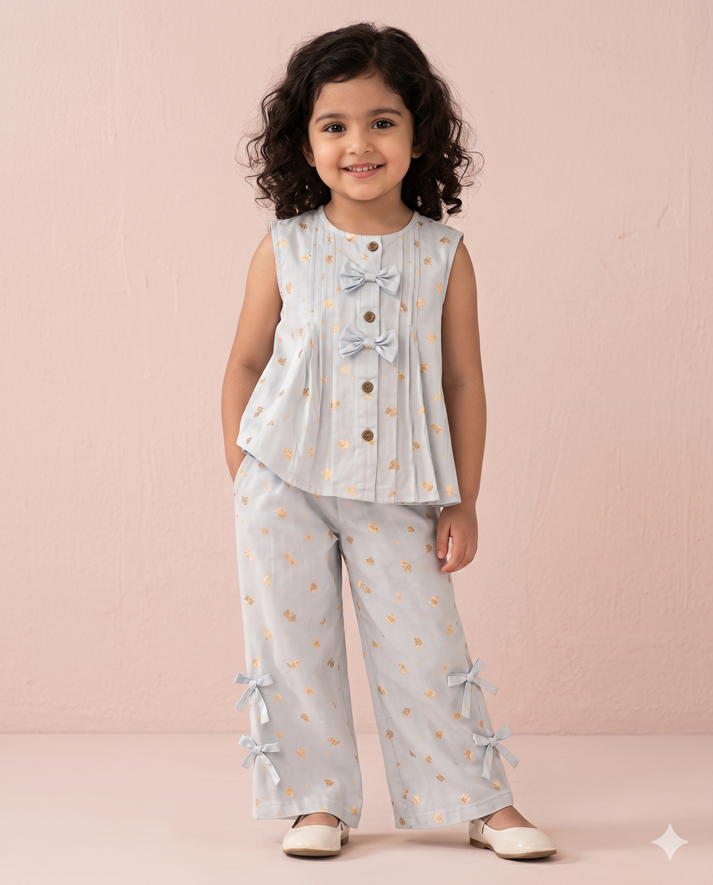 Royal Pleated Co-ord