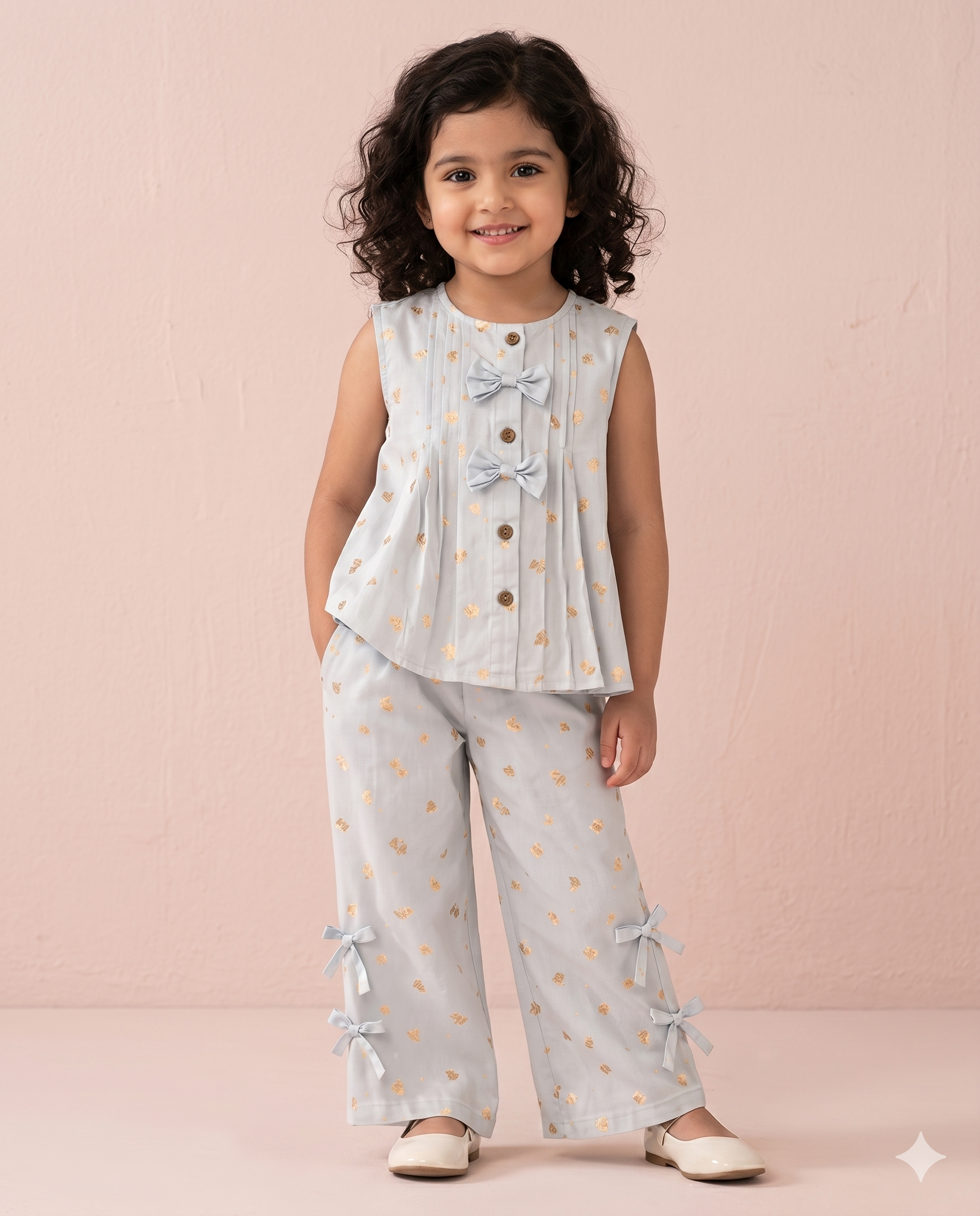 Royal Pleated Co-ord
